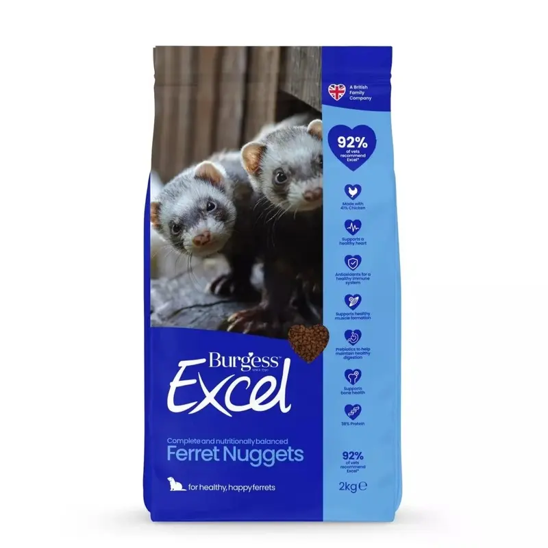 Burgess Ferret Nuggets - : 2Kg