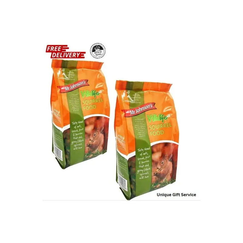 Vicien Unique Mr Johnsons Wildlife Squirrel Food X 2 Pack 900G