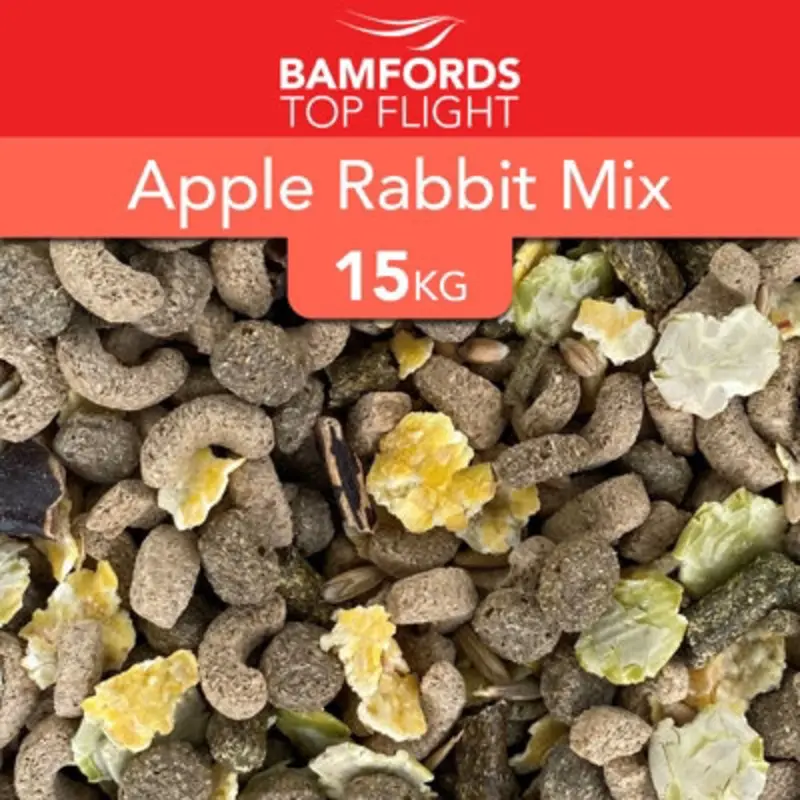 B&Q Bamfords Apple Rabbit Food Mix 15Kg