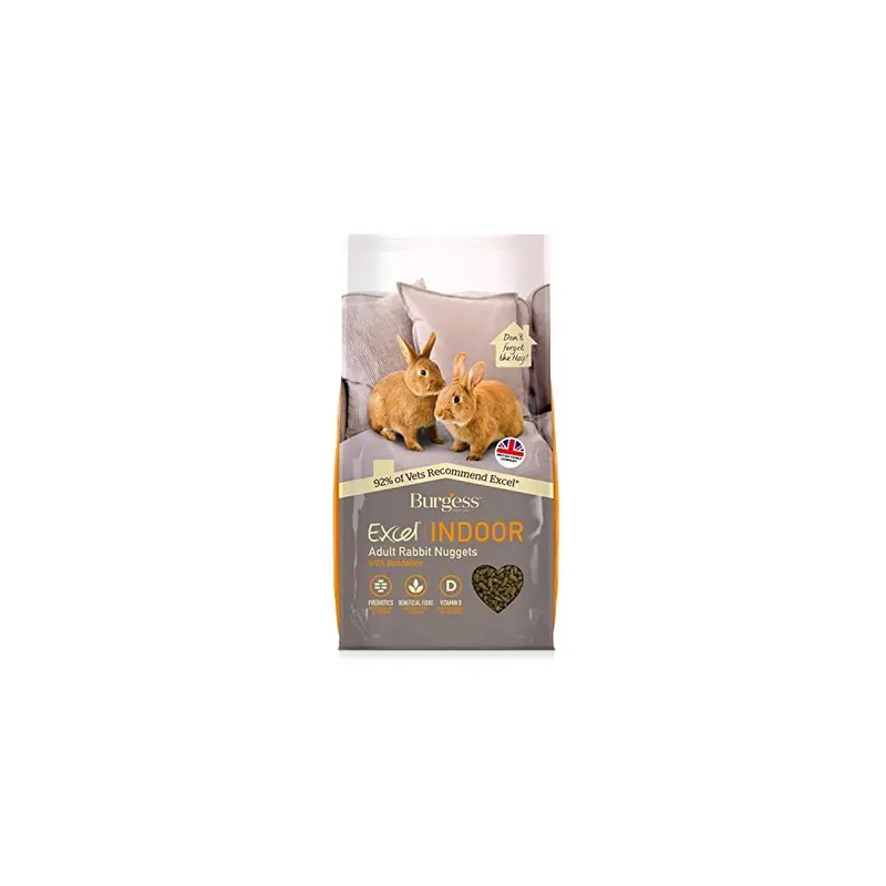 Excel Burgess Indoor Rabbit Nuggets, 1.5 Kg 1.5Kg