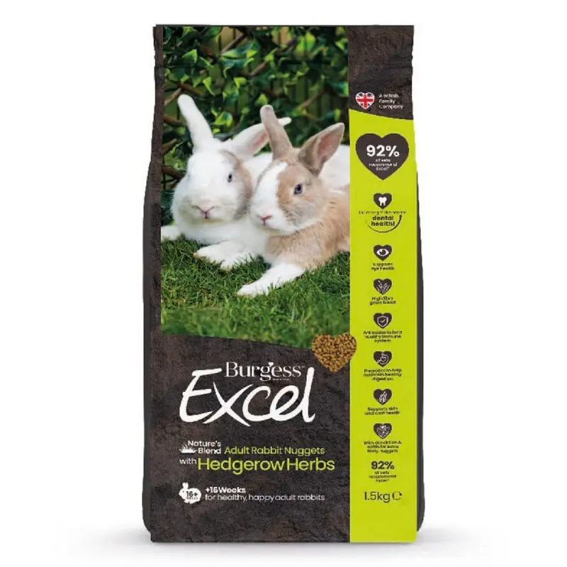 Burgess Excel Natures Blend Rabbit Nuggets 1.5Kg