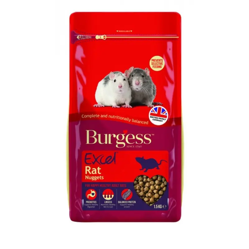 Burgess Excel Rat Nuggets - 1.5Kg