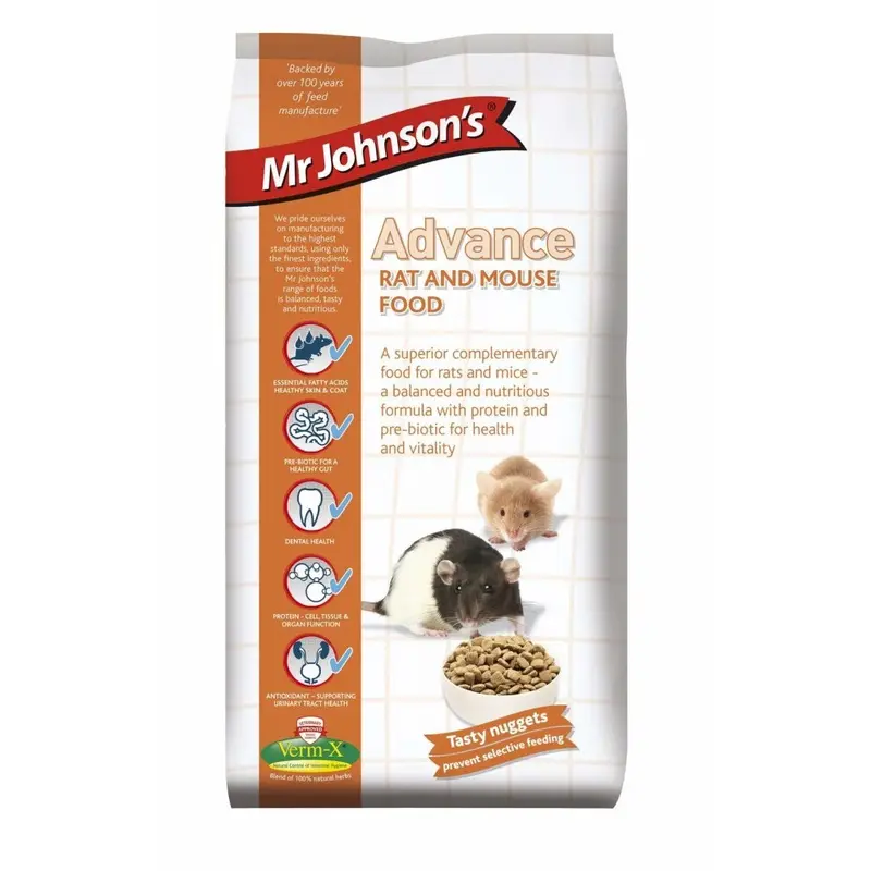 Mr Johnsons Advance Rat And Mouse Food, 750 G