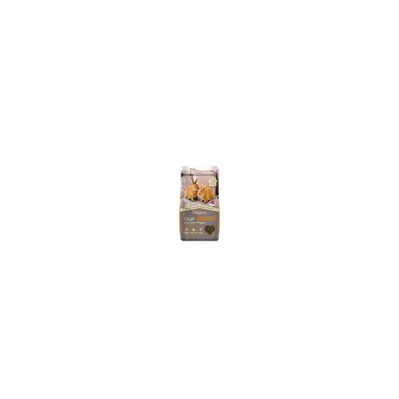 New Burgess Excel Rabbit Indoor (4 Pack), X 1.5Kg Size 4