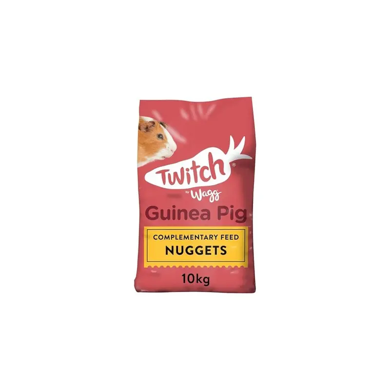 Wagg Twitch Guinea Pig Food - Complementary Feed Nuggets 10Kg