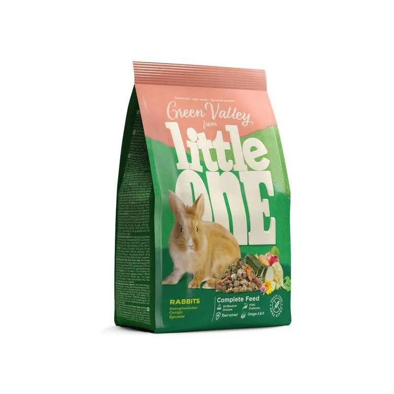Little One Valley Fibre Food For Rabbits - Green 750G