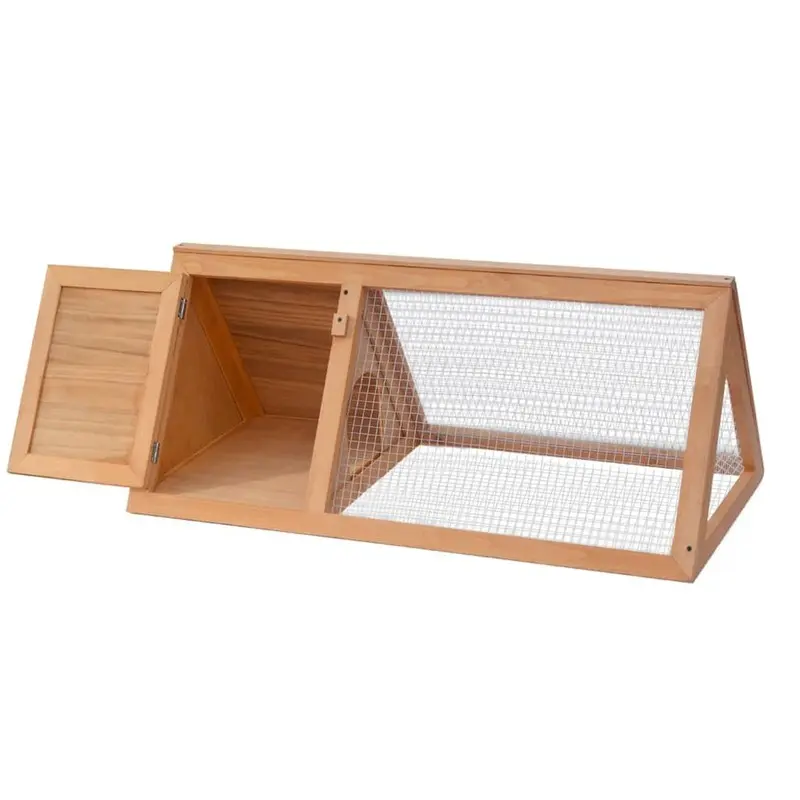 Berkfield Home Unisex Brown Animal Rabbit Cage Wood