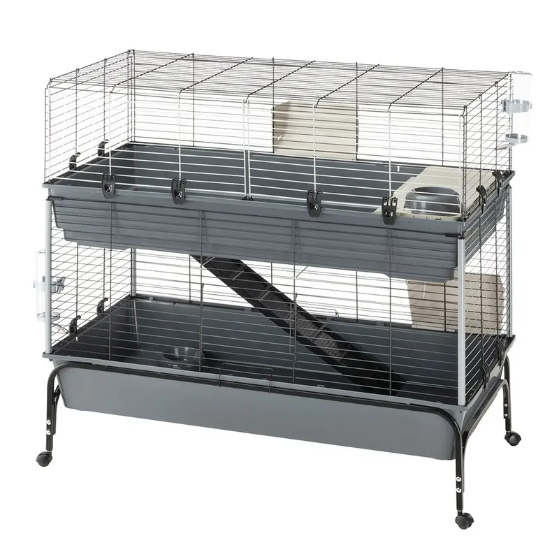 Ferplast Vital Rabbit Cage 120 - Black: 120 X 60 X 116Cm (L X W X H)