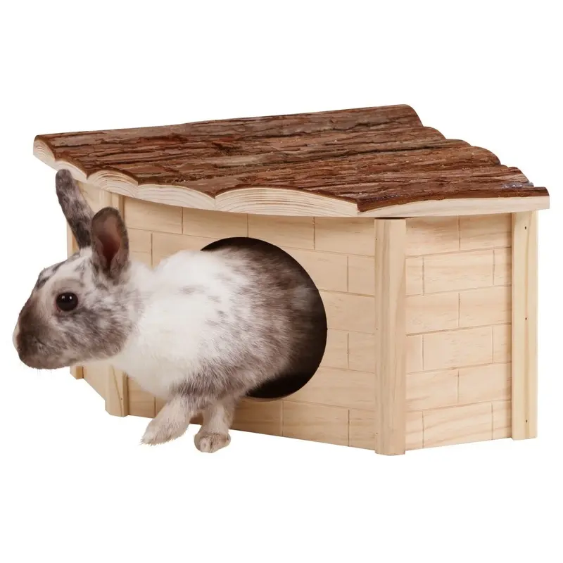 Kerbl Beige Corner Rodent Hut Nature