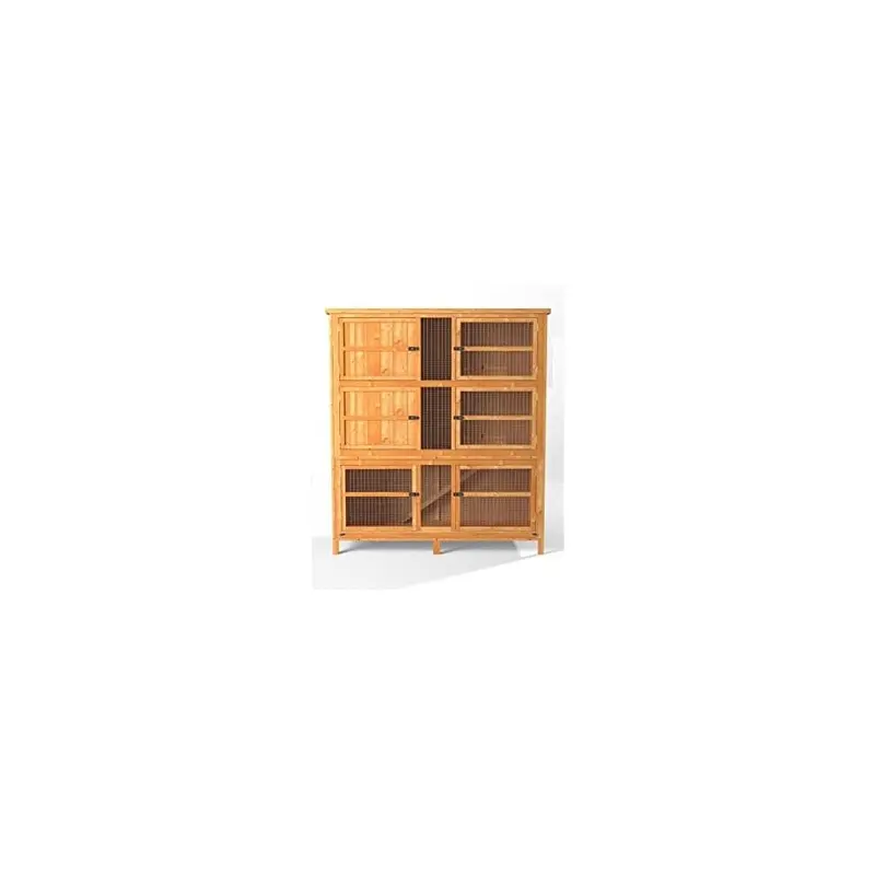 The Hutch Company Chartwell Rabbit & Guinea Pig Hutches (Triple) 4Ft