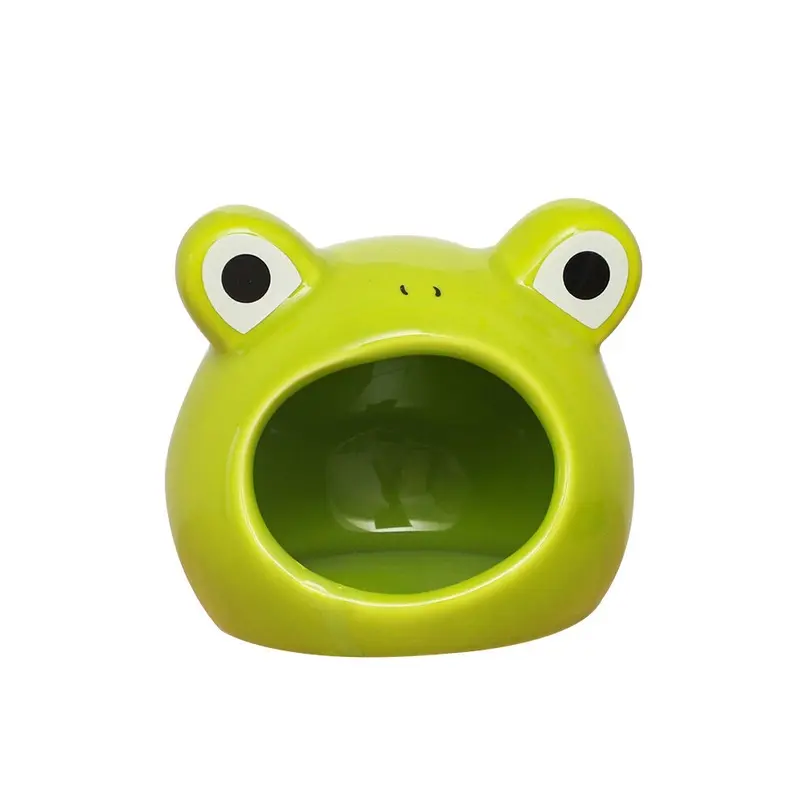 (greenfrog) Hamster Ceramic House And Refreshing Multiple Color For Sleeping Choices