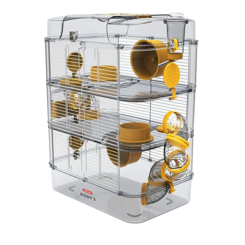 Zolux Jaune Cage For Rodents Rody3 Trio Small