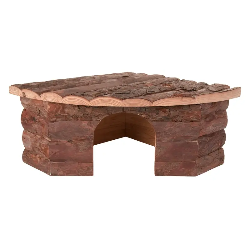 Zooplus Exclusive Corner Cabin For Small Pets - 42 X 30/30 X 15 Cm (L X W X H)