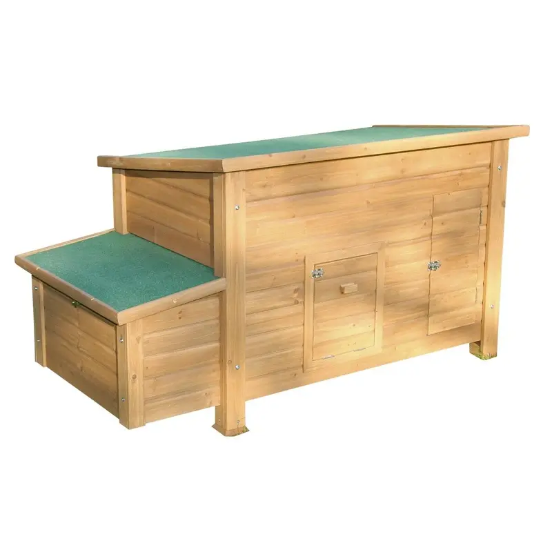 Kerbl Beige Wooden Chicken House Florentina Size 2