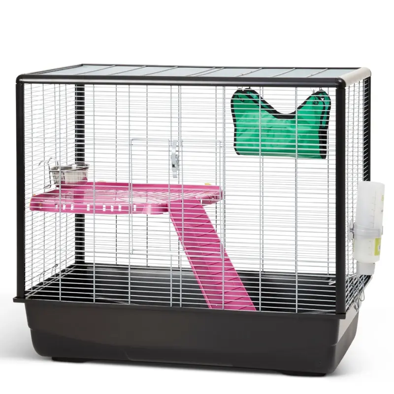 Savic Small Pet Cage Zeno 2 - Black: 80 X 50 X 70 Cm (L X W X H)