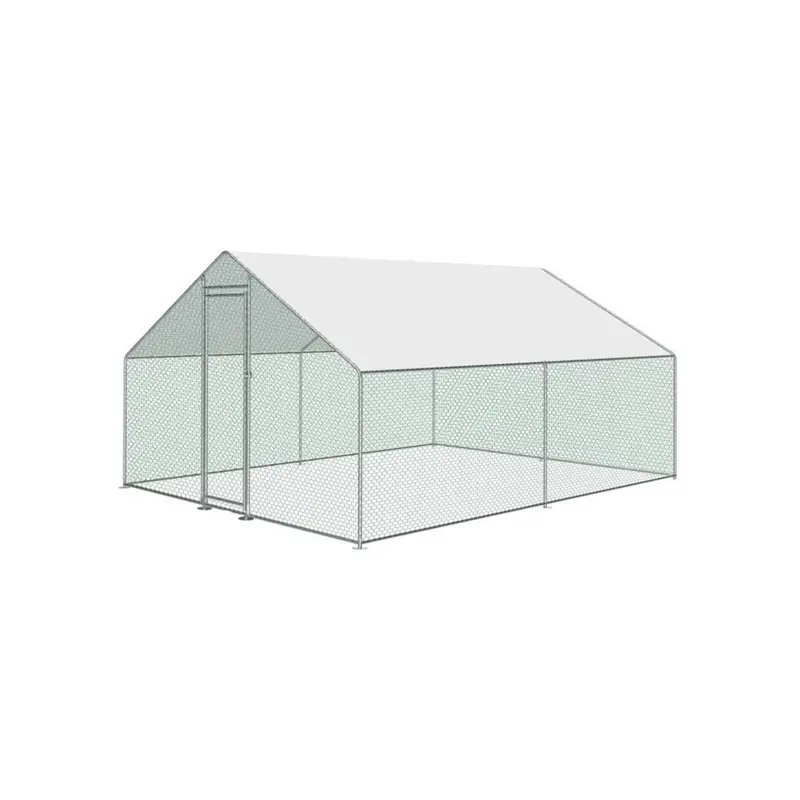 Kct 3X3m Walk In Chicken Coop Pet Run Poultry Pen Bird Cage Aviary Pen With Cover