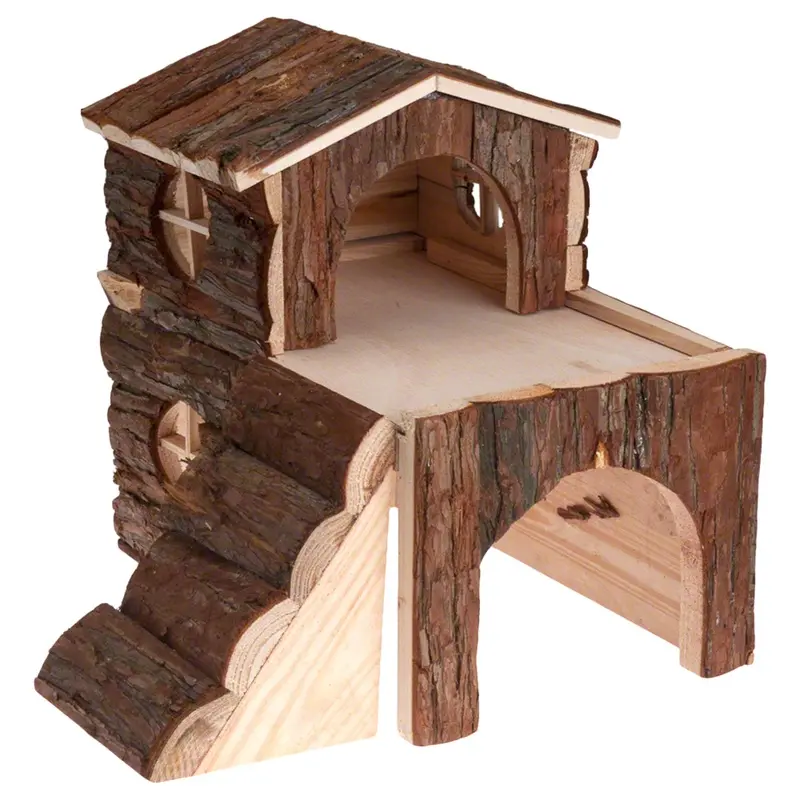 Zooplus Exclusive Two Storey Cabin For Guinea Pigs - 30 X 20 X 30 Cm (L X W X H)