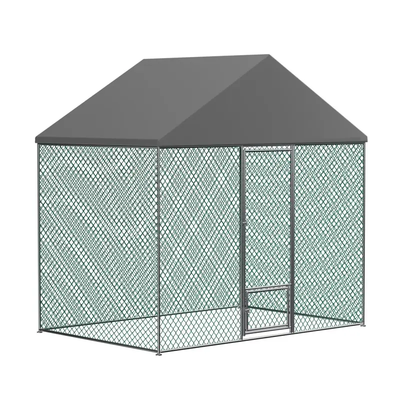 New Wisfor (L(3X2x2.7m)) Walk-In Chicken Run Chicken Coop Cage Large