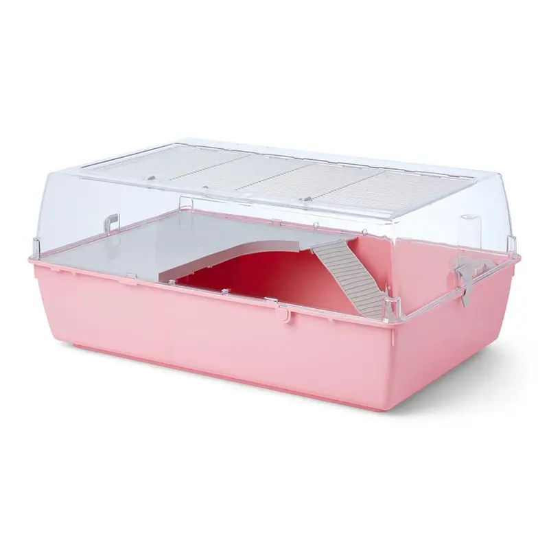 Pets At Home Plastic Home 2 Dwarf Hamster & Mouse Cage Pink