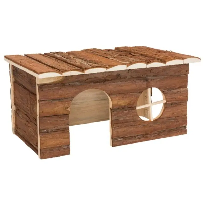 Trixie Natural Wood House Jerrik For Animals - 40 X 20 X 23Cm Small