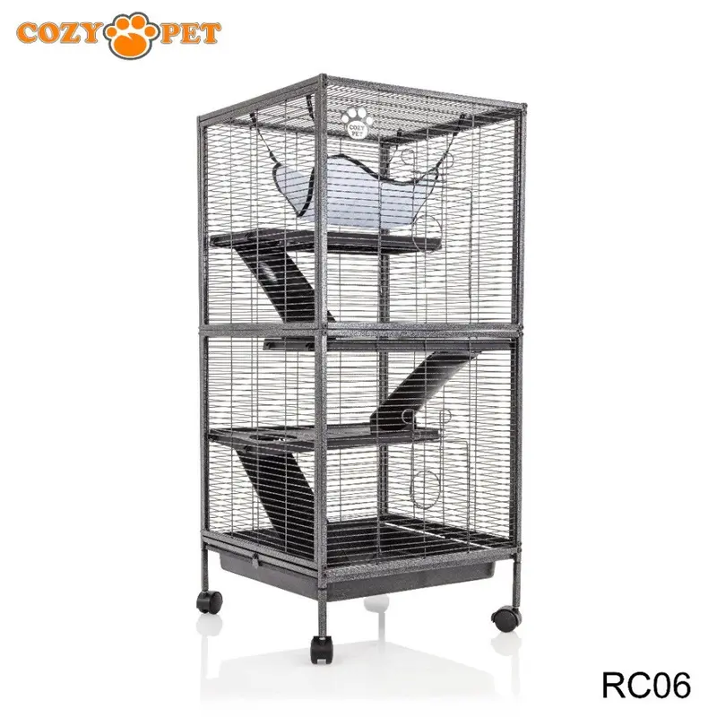 Cozy Pet Rodent Cage By 11Mm Bars For Rat, Ferret, Chinchilla Or Pets Rc06 Small