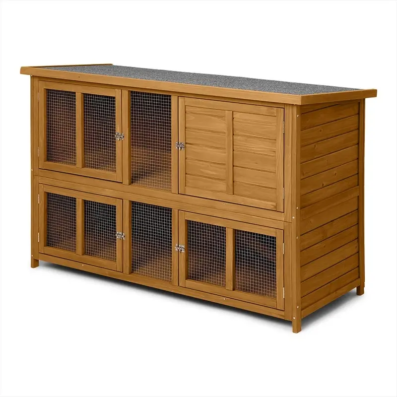 Pets At Home 2 Storey Wooden Guinea Pig Hutch 5Ft