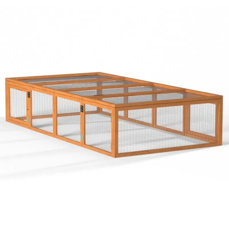 Home & Roost Folding Canterbury Rabbit & Guinea Pig Run 7.7Ft