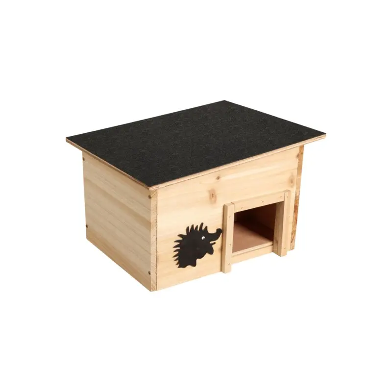 Idooka Hedgehog House Hibernation Habitat Shelter Predator Proof Wooden Box 1.43Kg
