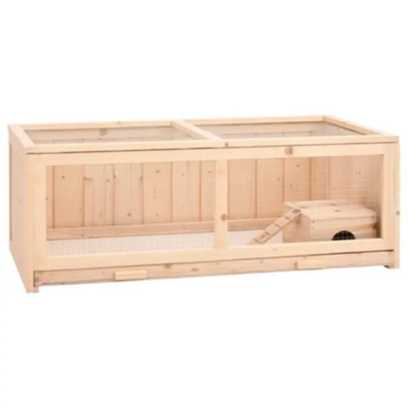 Walplus Hamster Cage 104X52x38 Cm Solid Wood Fir