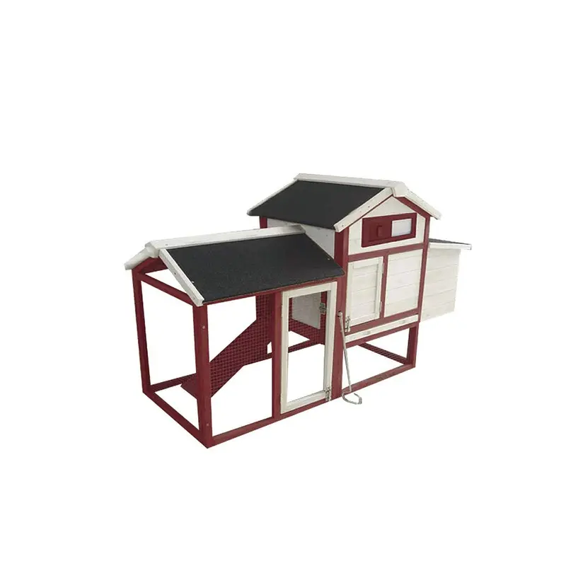 Gardiun KSU12889 Kansas Chicken Coop 62 x 152 x 92 cm Painted Wood and Metal
