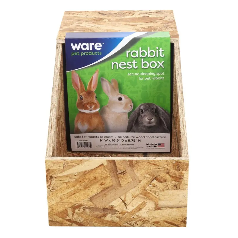 Warenproductie Ware Manufacturing Wood Nesting Box For Rabbits