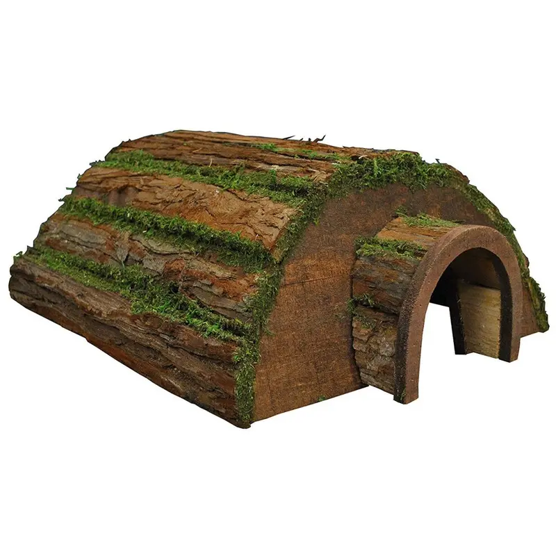 Selections Wooden Barkwood Hogitat Hedgehog House Shelter