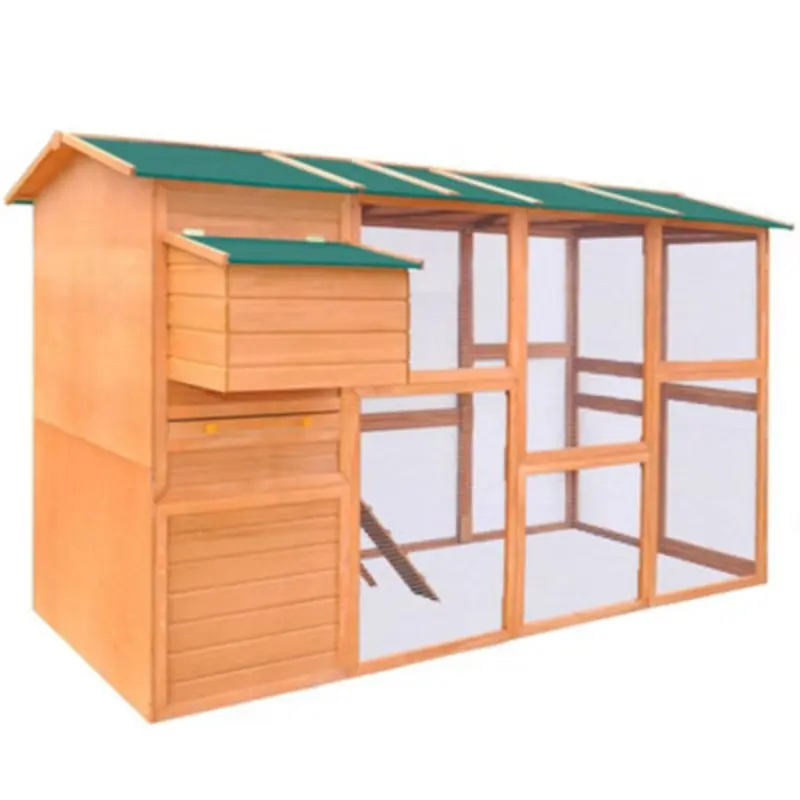 Walplus Green Chicken Coop Wood 295X163x170 Cm