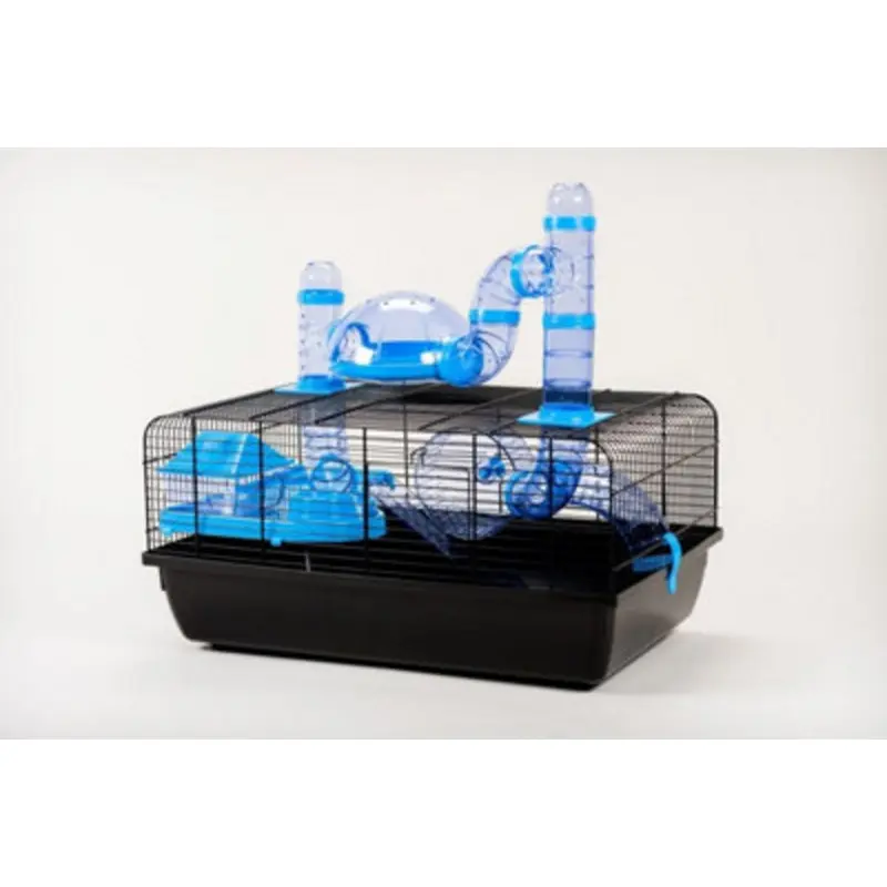 Little Friends The Landmark Cage With Accessories 580X380x290 - Blue