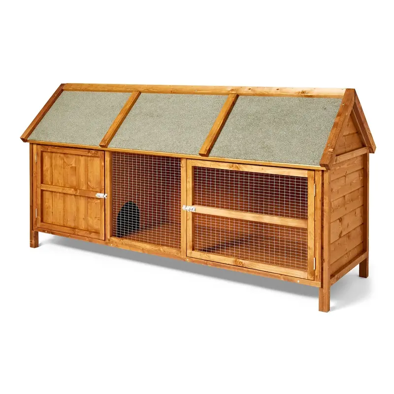 The Hutch Company Clover Apex Guinea Pig And Rabbit Hutch 6Ft