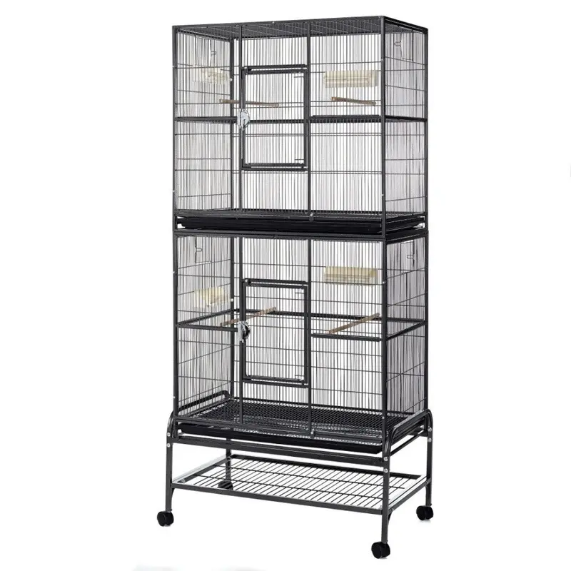 Little-Friends Metal Rat Ferret Chinchilla Cage - Wheels Stand Tall - Rockford 183Cm