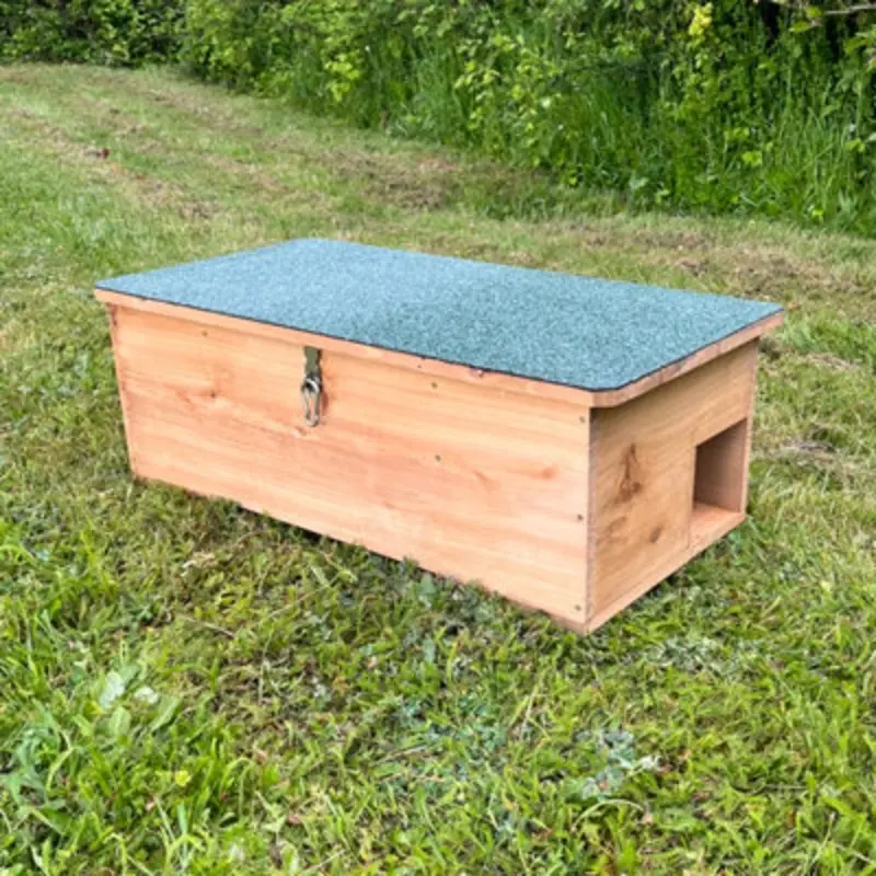 Selections Wooden Hedgehog Feeding Station House Small