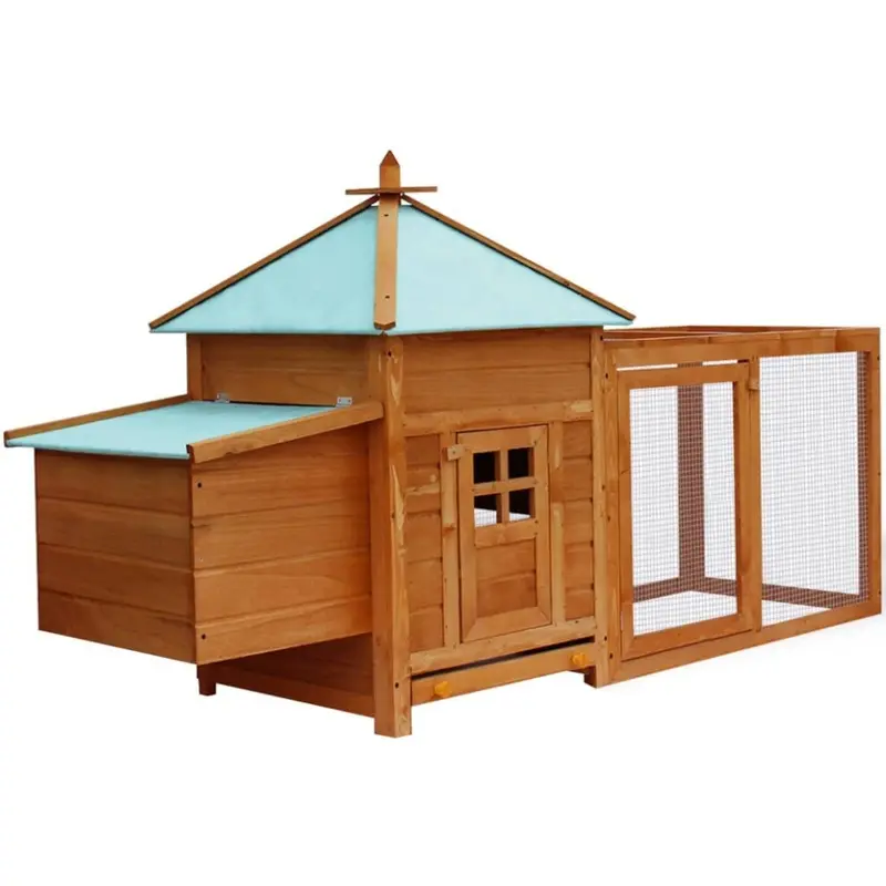Vidaxl Outdoor Chicken Coop Hen House Carrier Poultry Animal Habitat Cage Small