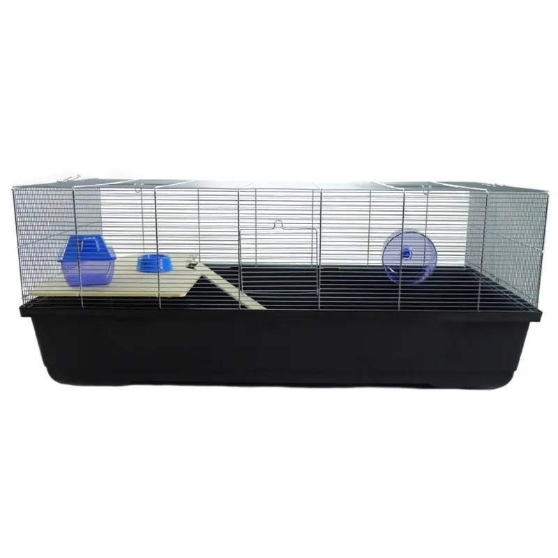 New Little-Friends (Black) Rat Hamster Animal Cage 100Cm - Ritz Black Tk51417 Small