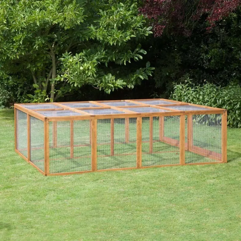 Home & Roost Brown Chartwell Rabbit Run 6Ft