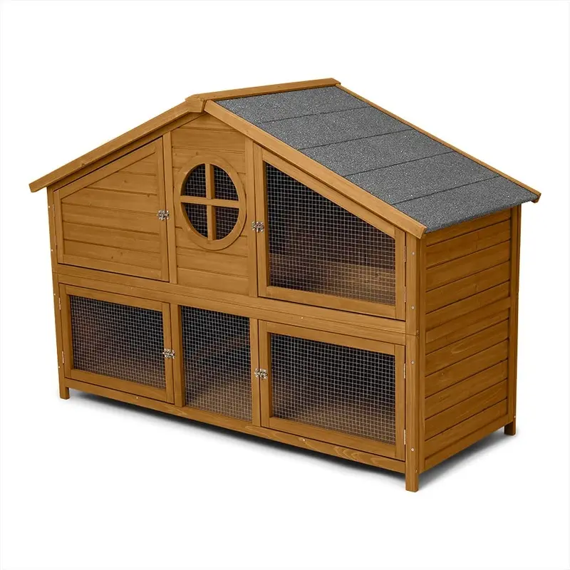 Pets At Home Wooden Guinea Pig Lodge Hutch 5.5Ft