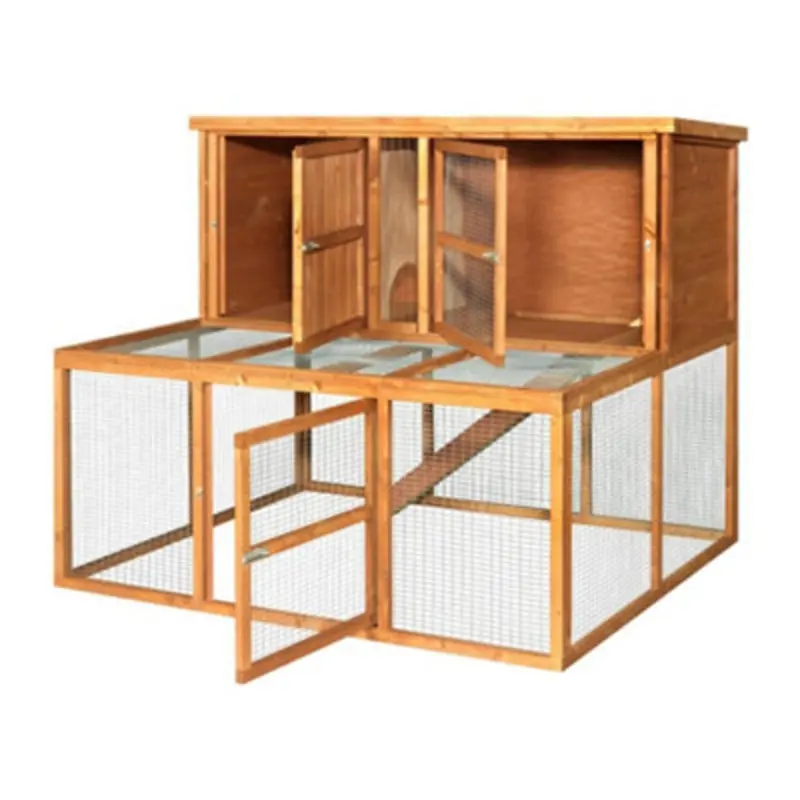 B&Q The Hutch Company 4Ft Kendal Rabbit Guinea Pig Hutch And Run Combo