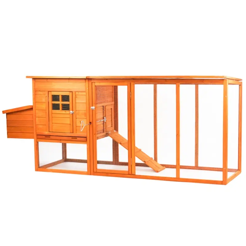 Kct Barcelona Deluxe 8Ft Chicken Coop With Run Extra Large