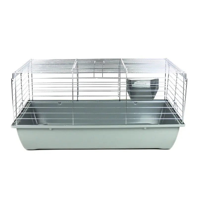Little-Friends Grey (Grey) Indoor Rabbit Guinea Pig Cage Premium 80Cm