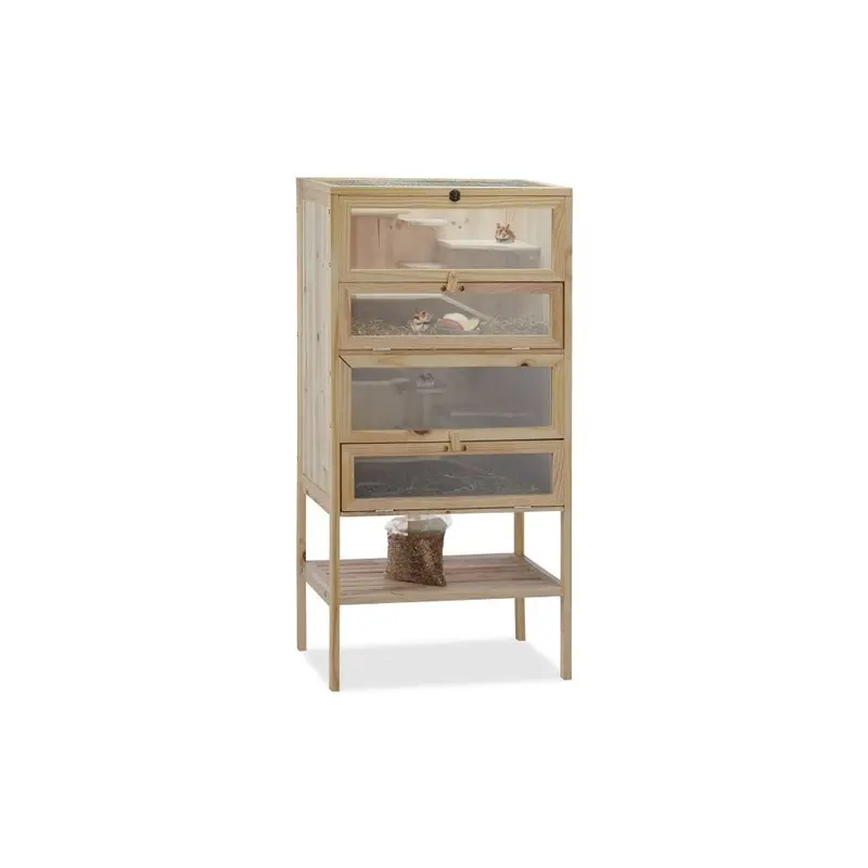 B2x Wooden Hamster Cage Large