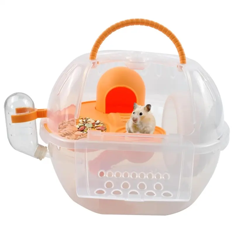 Hamstertravel Carrier,Portable Carrier With Silent Exercise Wheels A Small