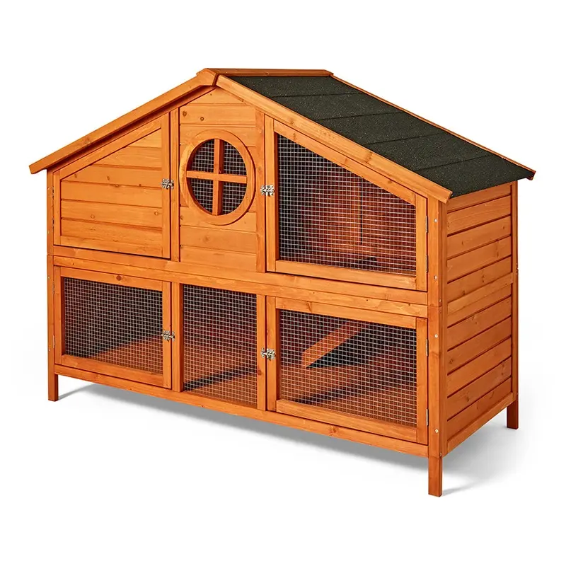 Pets At Home Foxglove Guinea Pig Hutch Brown