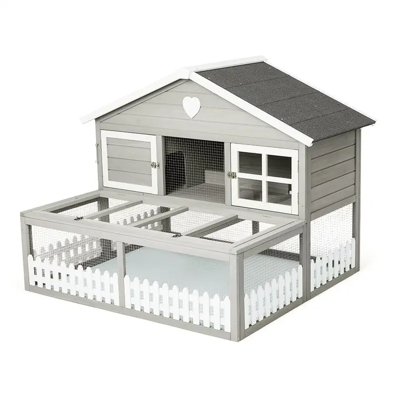 Pets At Home Wooden Guinea Pig Cottage Hutch 4Ft