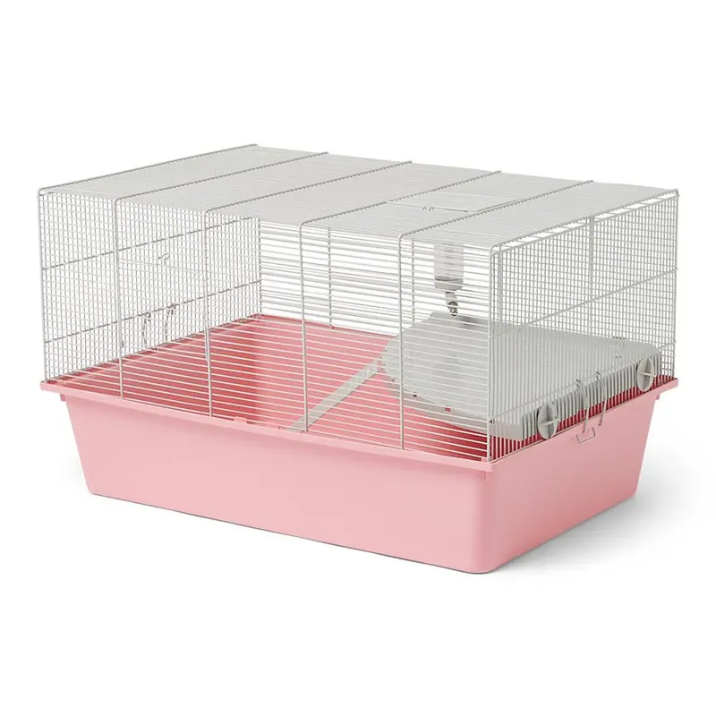 Pets At Home Habitat 2 Dwarf Or Syrian Hamster & Mouse Cage Pink