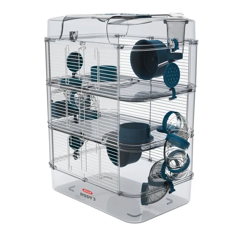 Zolux Bleu Rodent Cage Rody Trio Size 3